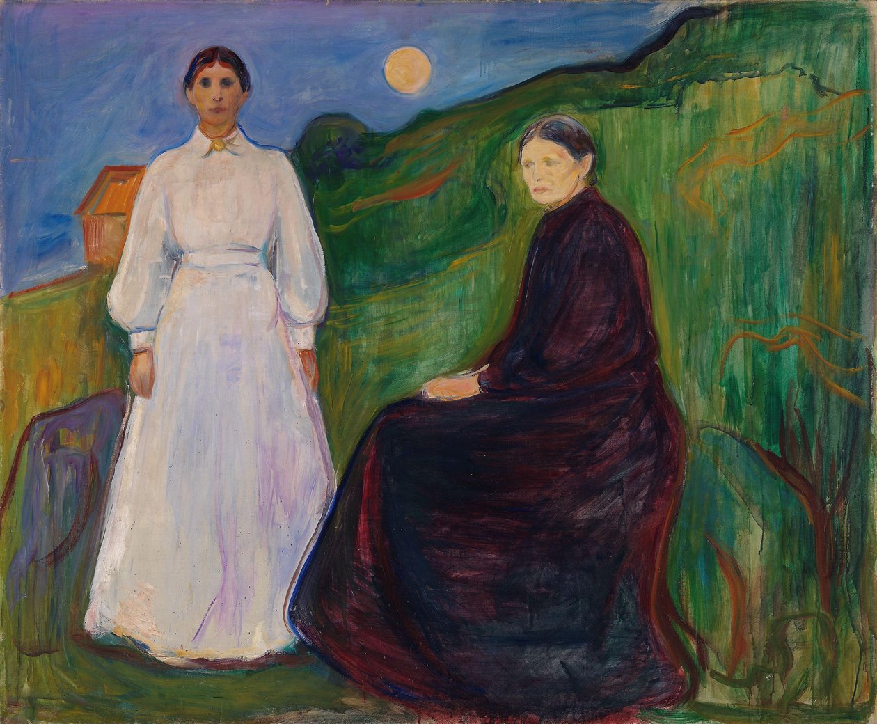Matka i córka, 1897 autorstwa Edvard Munch