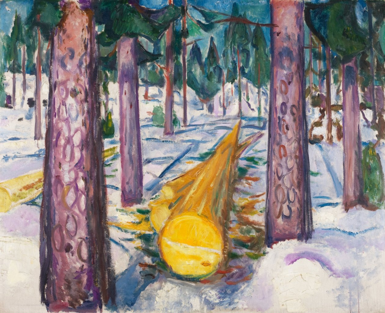 Żółty dziennik autorstwa Edvard Munch