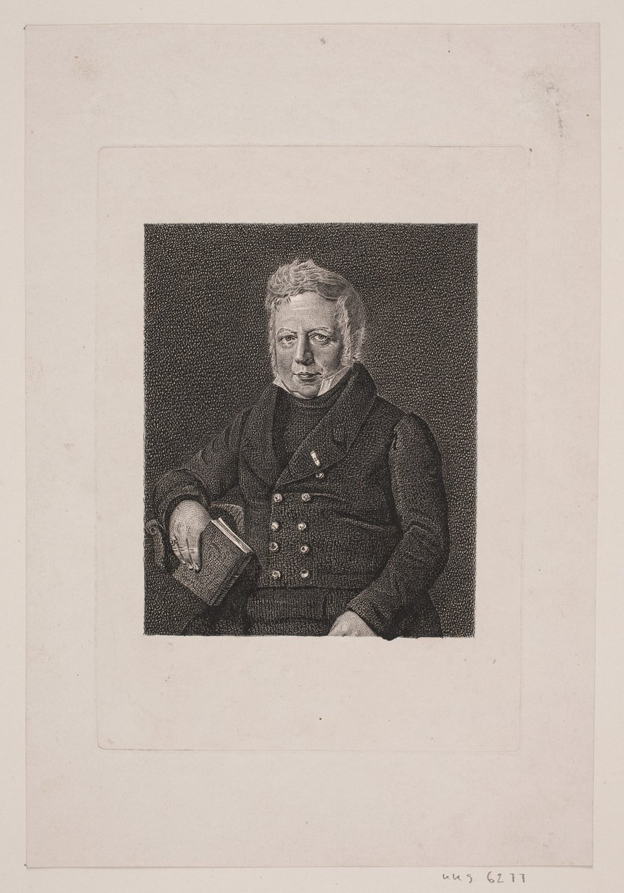 Peter Oluf Brøndsted autorstwa Edvard Fortling