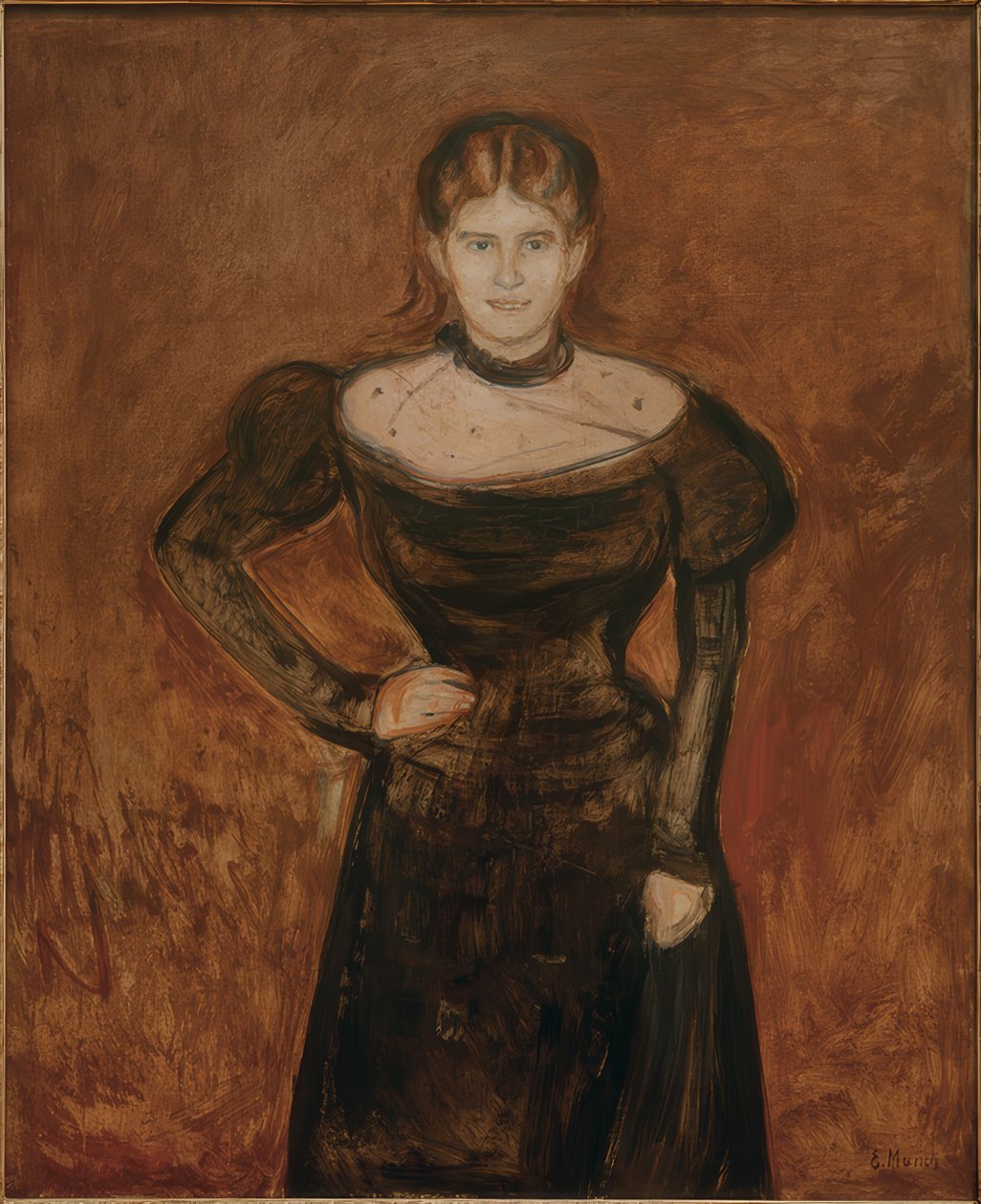 Aase Nørregaard autorstwa Edvard Munch