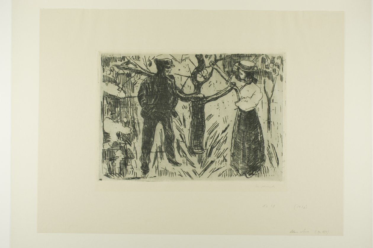 Adam i Ewa autorstwa Edvard Munch