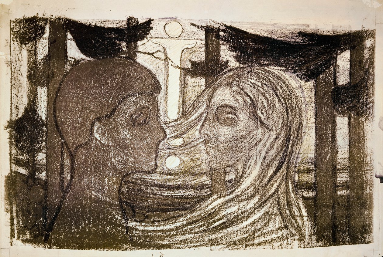 Atrakcja II autorstwa Edvard Munch