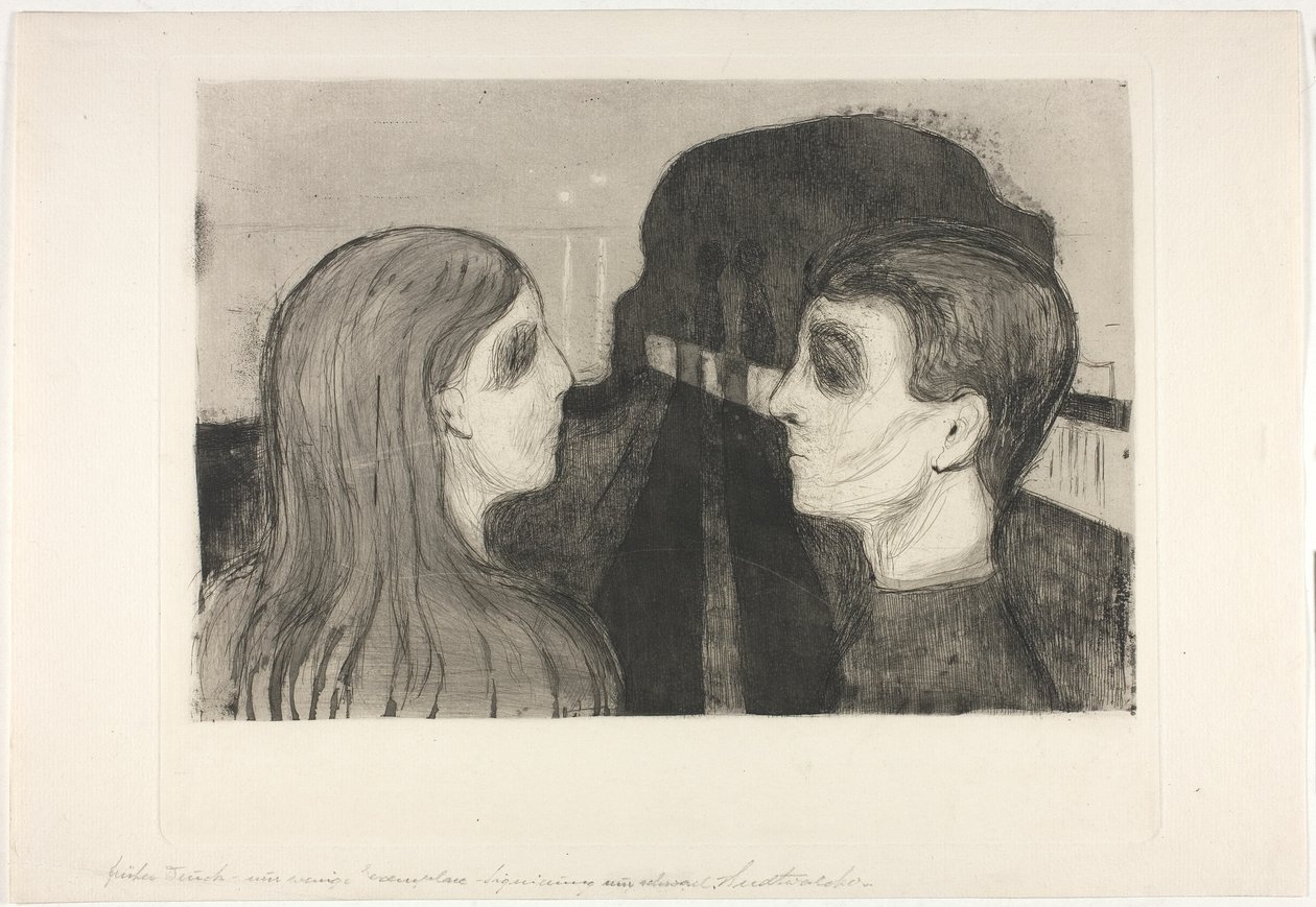 Atrakcja II autorstwa Edvard Munch
