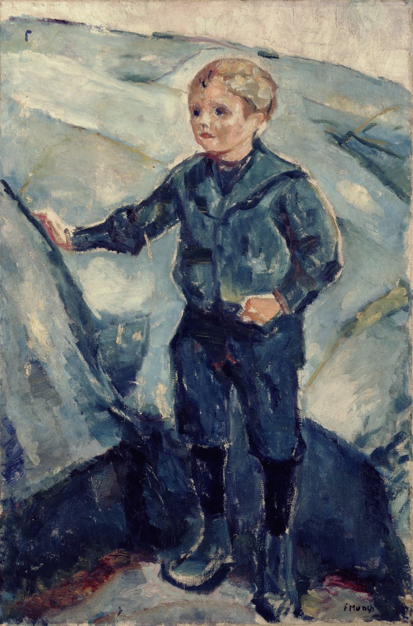 Chłopiec w niebieskim, ok.1900 autorstwa Edvard Munch