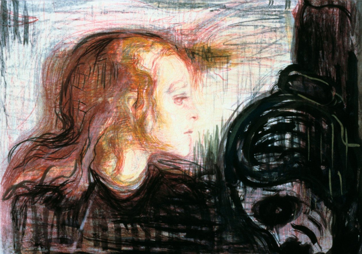 Dziecko, 1896 autorstwa Edvard Munch