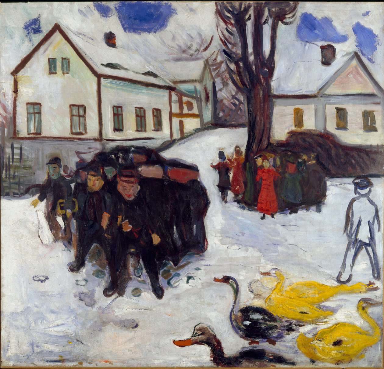 Dzieci i gęsi autorstwa Edvard Munch