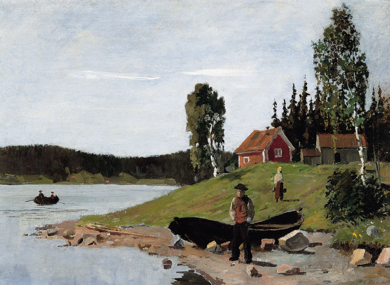 Krajobraz wybrzeża, 1881 autorstwa Edvard Munch