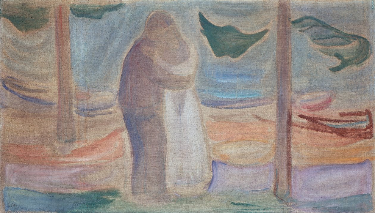 Para na plaży autorstwa Edvard Munch