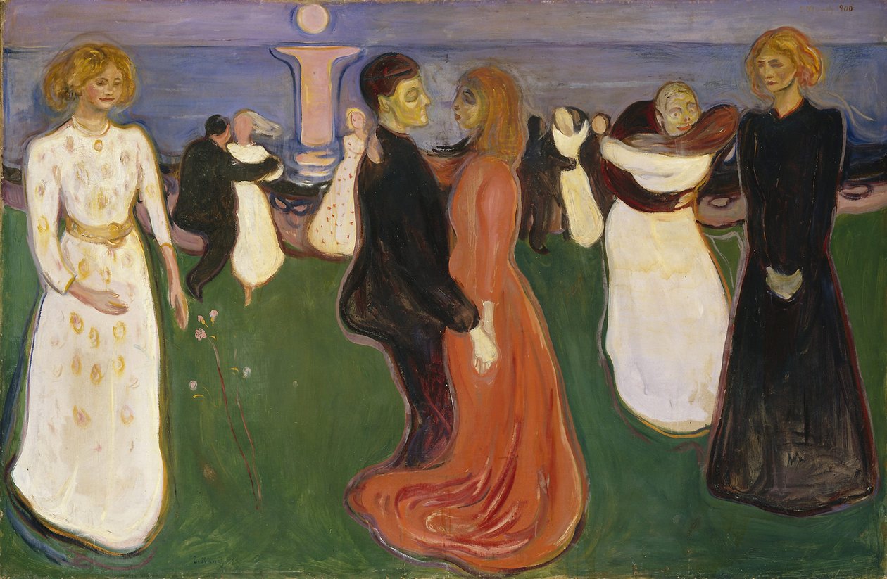 Taniec życia autorstwa Edvard Munch