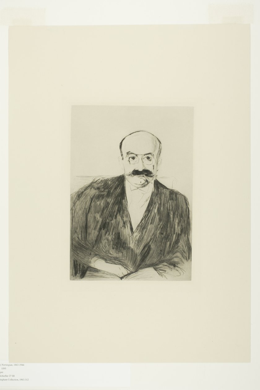 Dr Max Asch autorstwa Edvard Munch