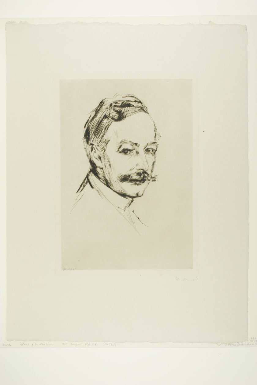Dr Max Linde autorstwa Edvard Munch