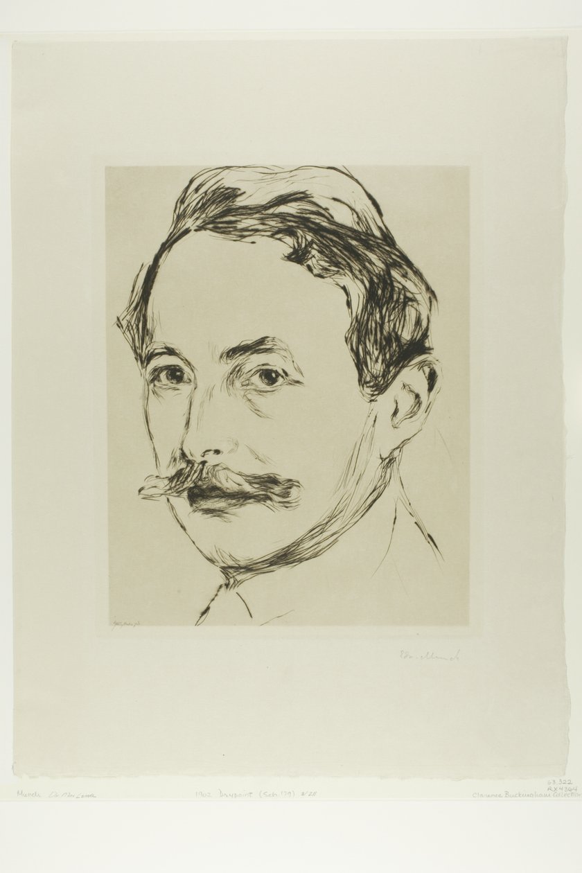 Dr Max Linde autorstwa Edvard Munch