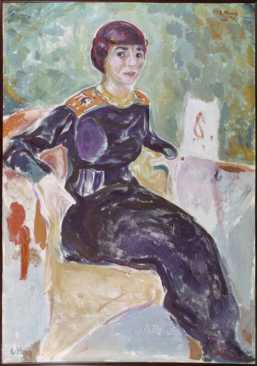 Elsa Glaser autorstwa Edvard Munch