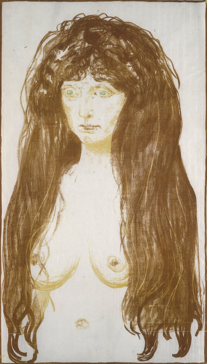 Akt kobiecy, grzech; Akt kobiecy, Grzech autorstwa Edvard Munch
