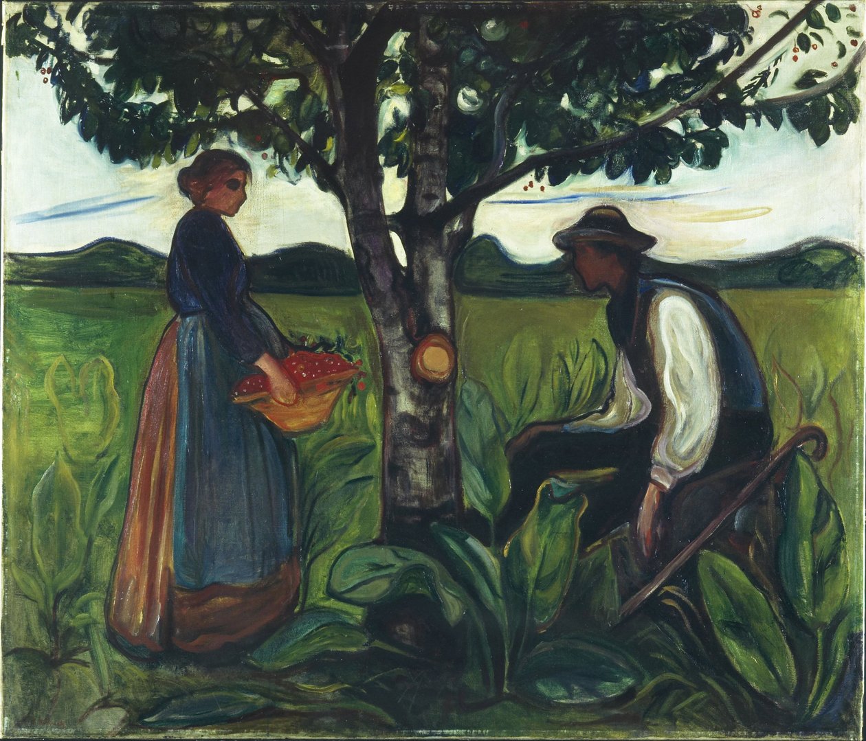 Płodność, ok. 1899-1900 autorstwa Edvard Munch