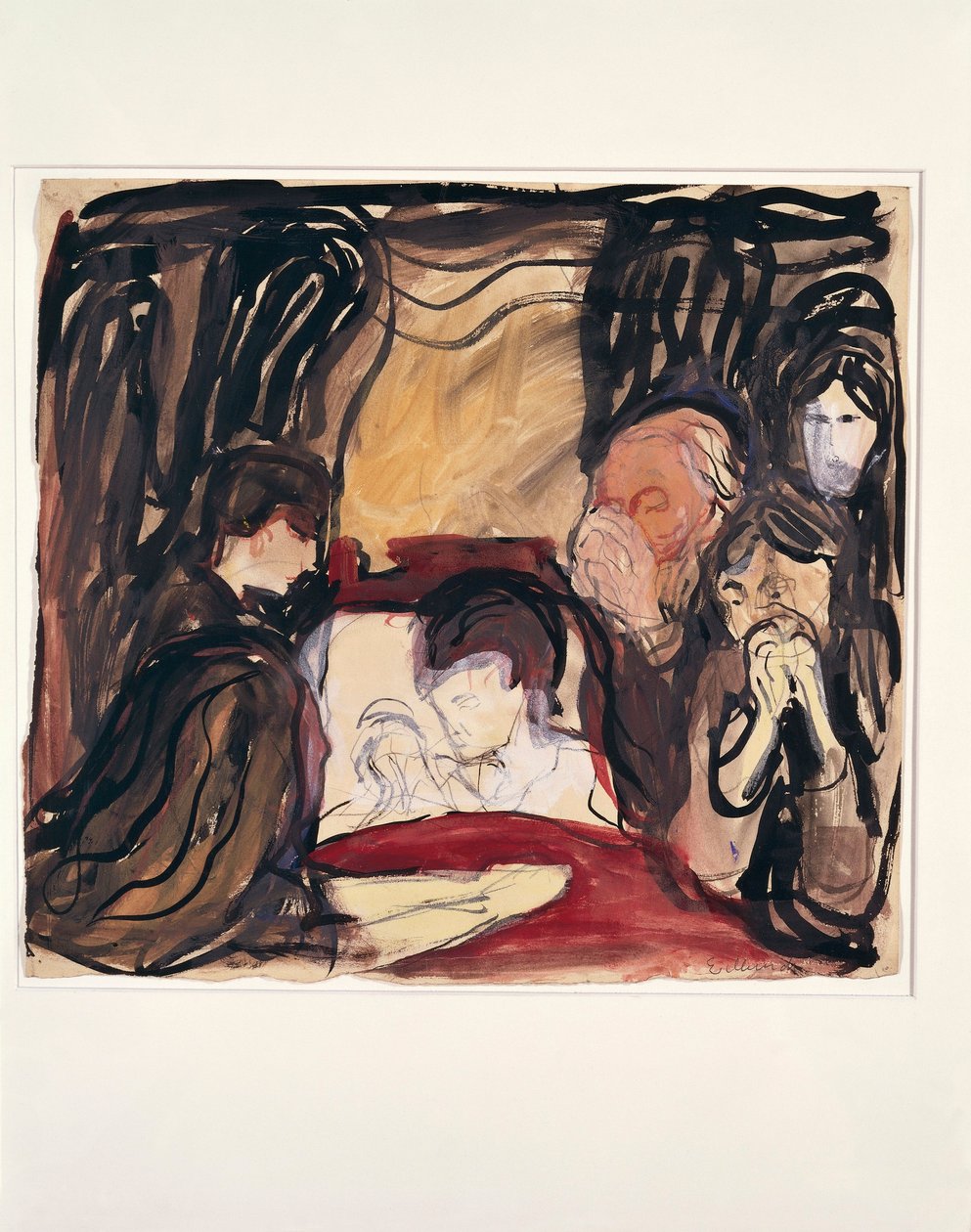 Gorączka autorstwa Edvard Munch