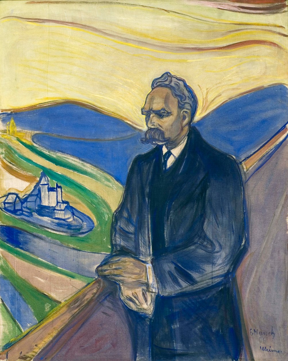 Fryderyk Nietzsche autorstwa Edvard Munch