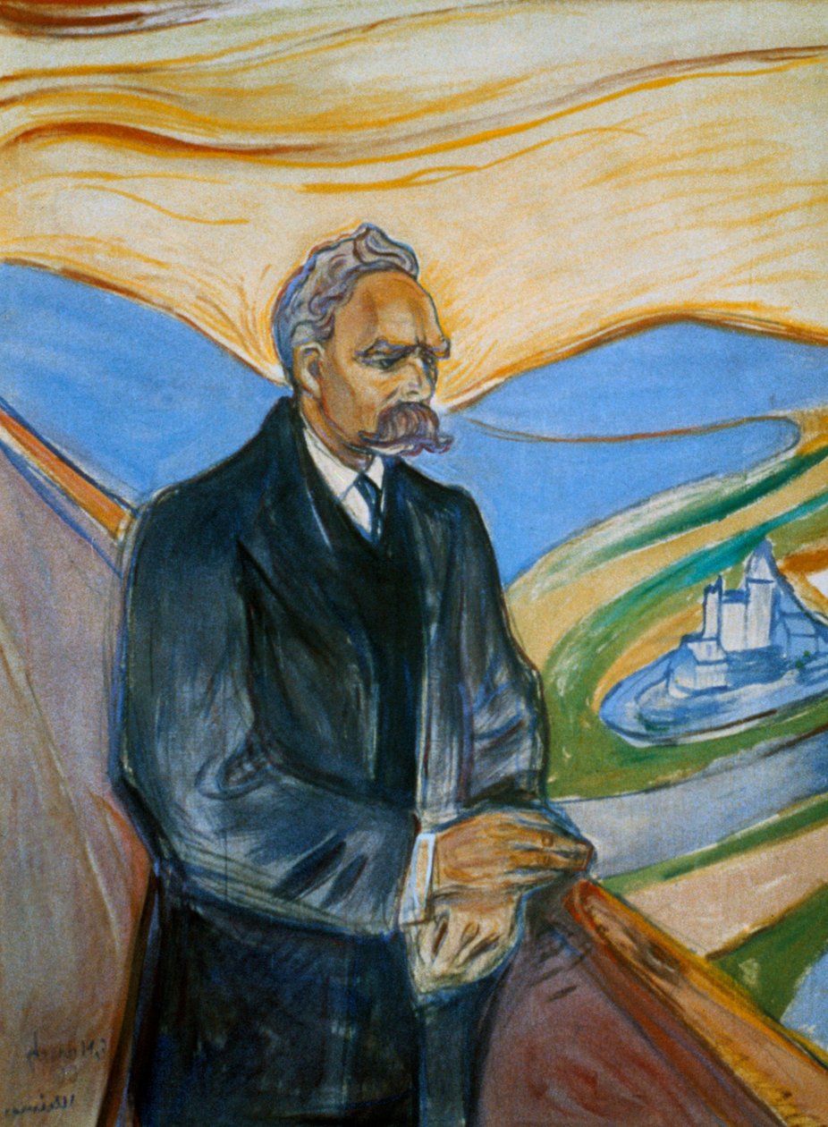 Fryderyk Nietzsche, 1906 autorstwa Edvard Munch