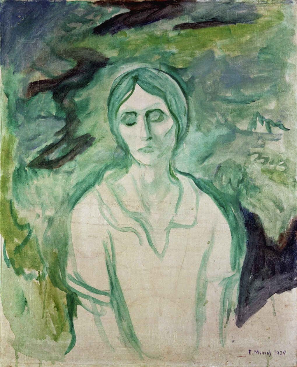 Gotycka dziewczyna autorstwa Edvard Munch