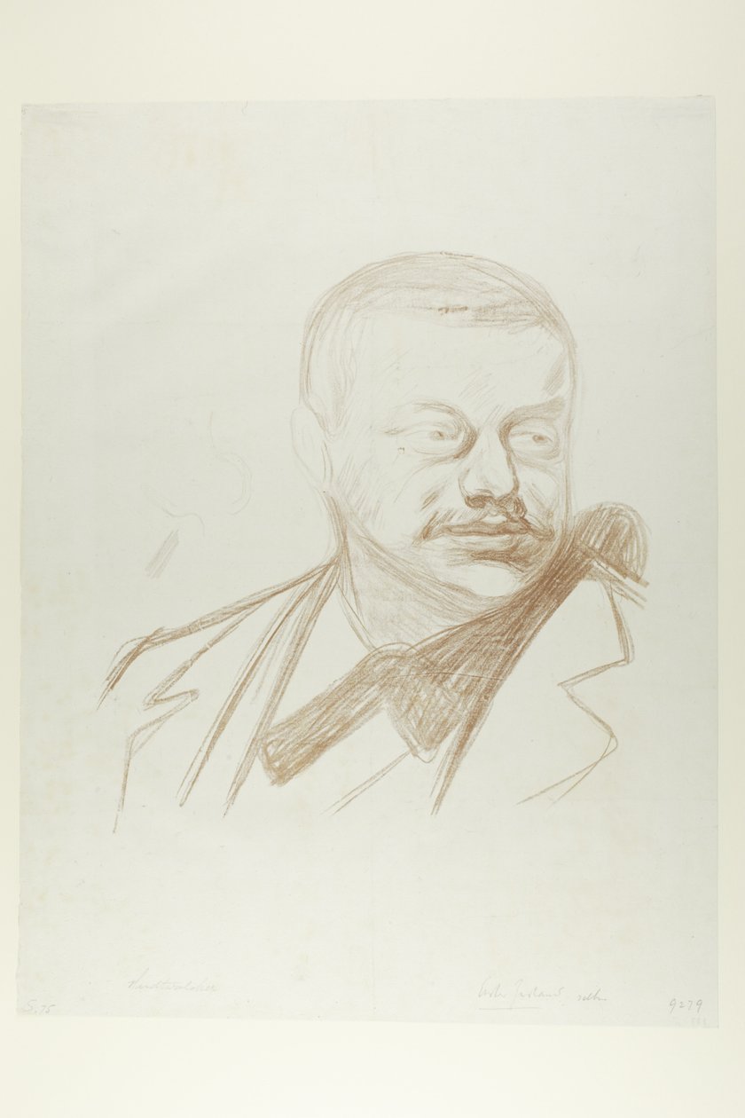 Gunnar Heiberg autorstwa Edvard Munch