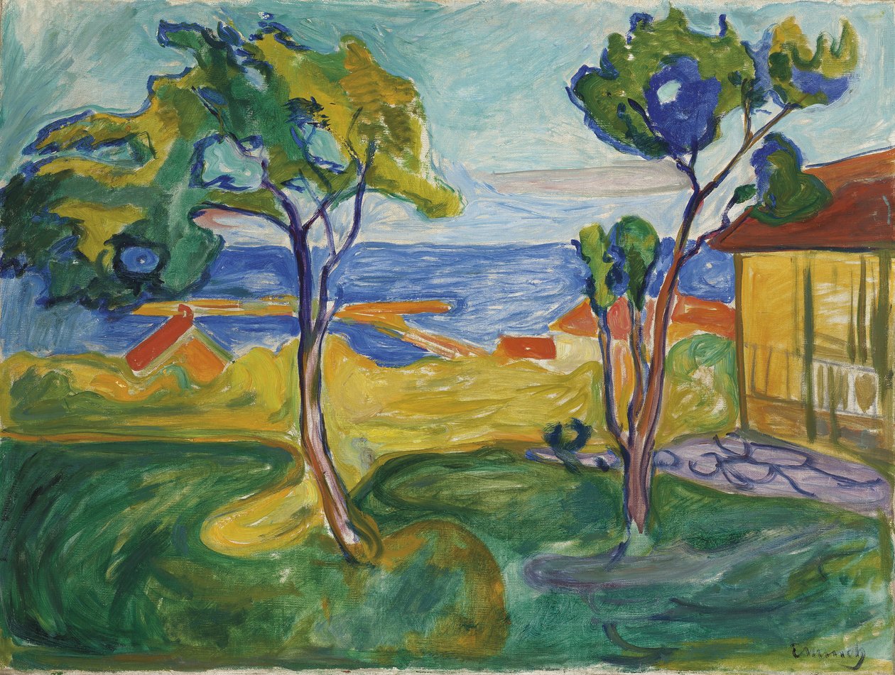 Hagen i Asgardstrand, 1904-1905 autorstwa Edvard Munch