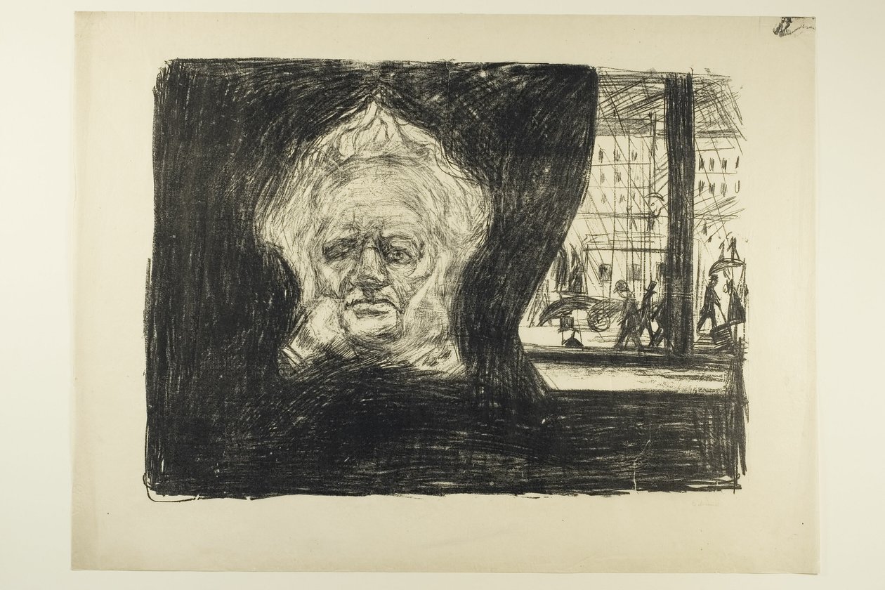 Henrik Ibsen w Grand Café autorstwa Edvard Munch