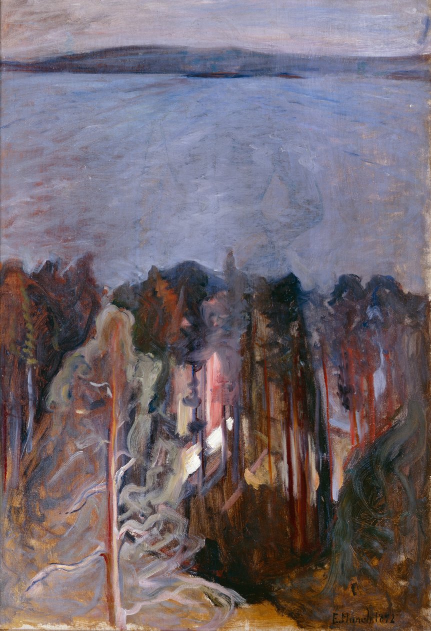 Krajobraz autorstwa Edvard Munch