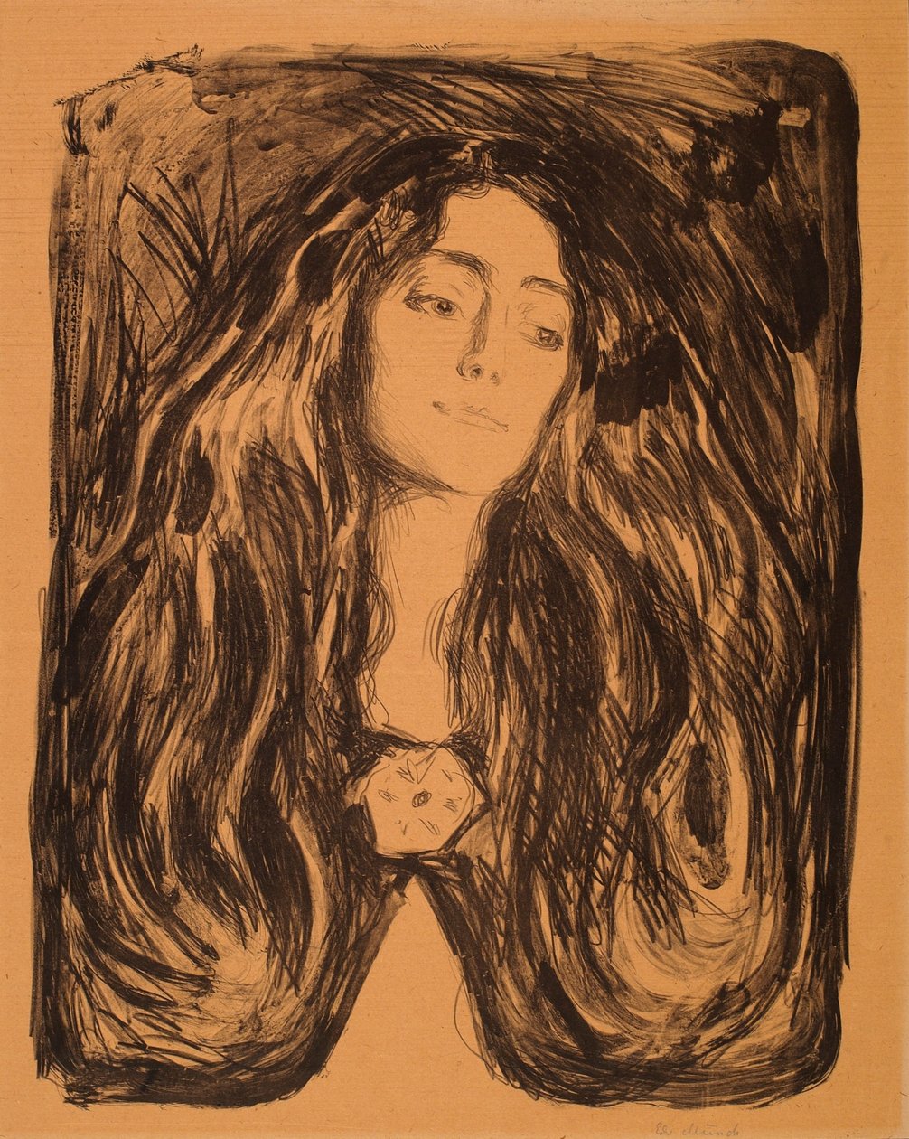 Madonna autorstwa Edvard Munch