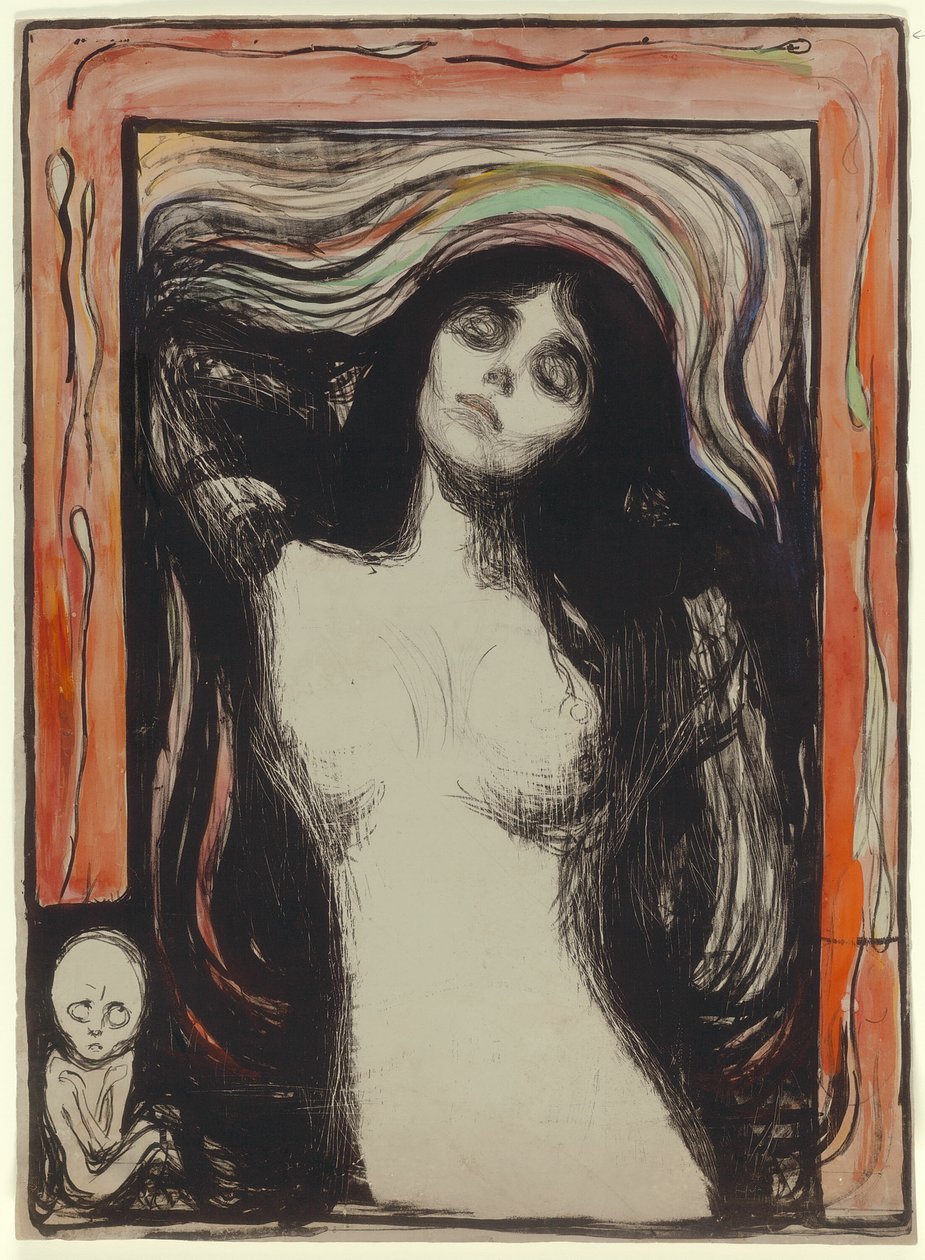 Madonna autorstwa Edvard Munch