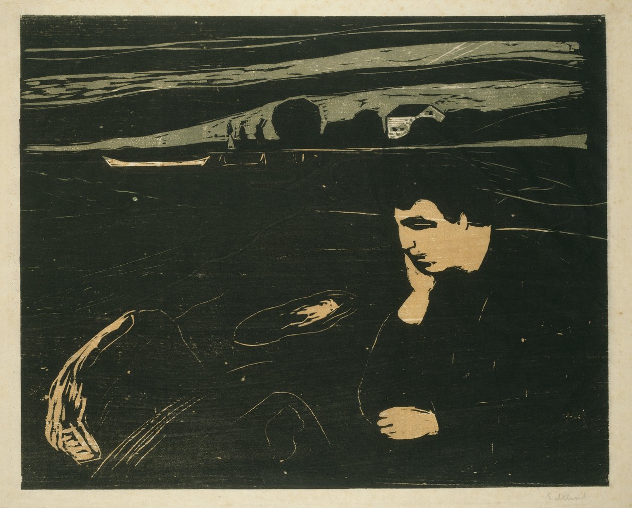 Melancholy III, 1902 autorstwa Edvard Munch