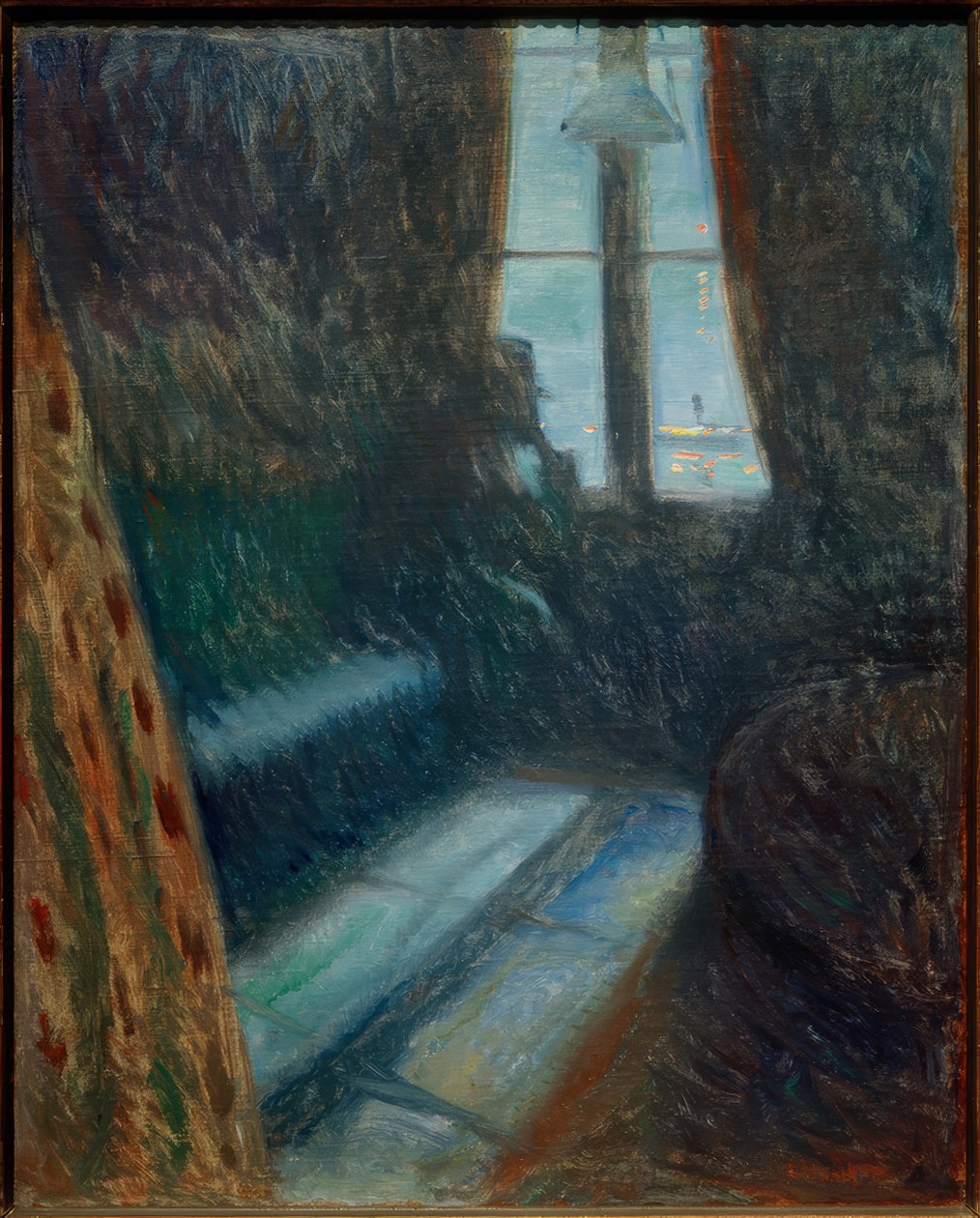 Noc w Saint-Cloud autorstwa Edvard Munch