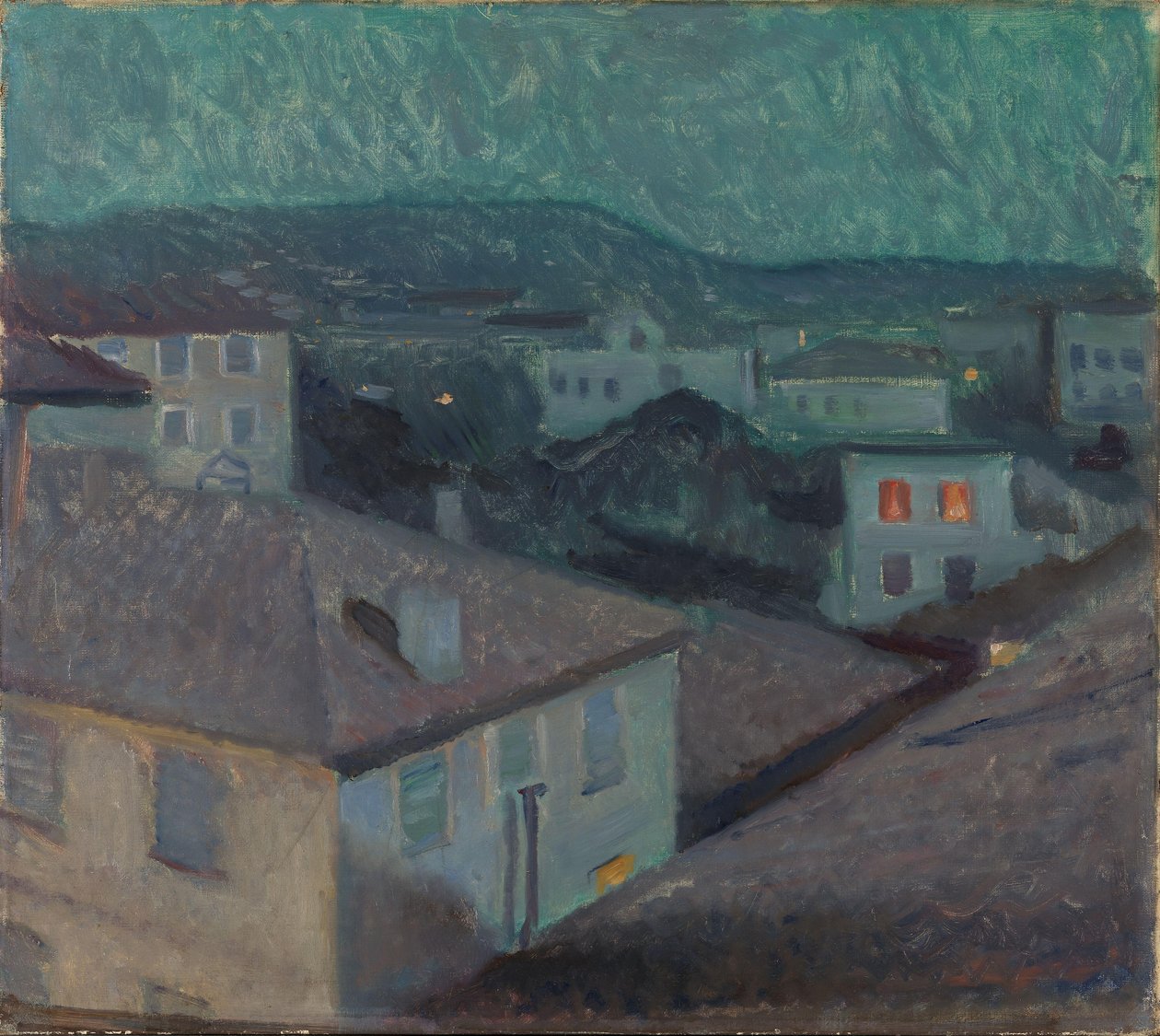 Noc w Nicei autorstwa Edvard Munch