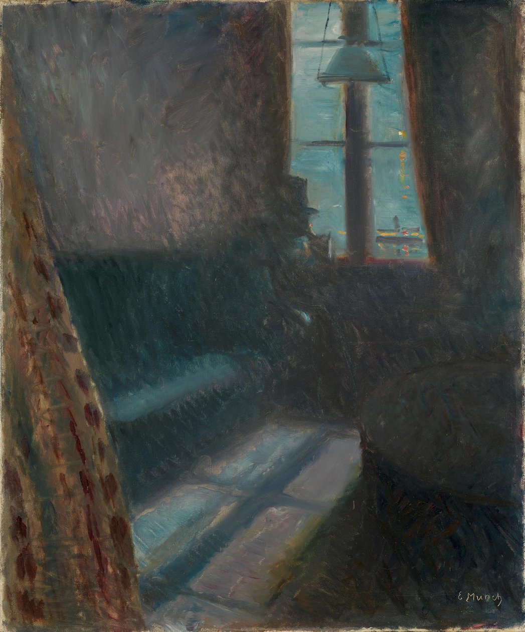 Noc w Saint-Cloud, 1890 autorstwa Edvard Munch