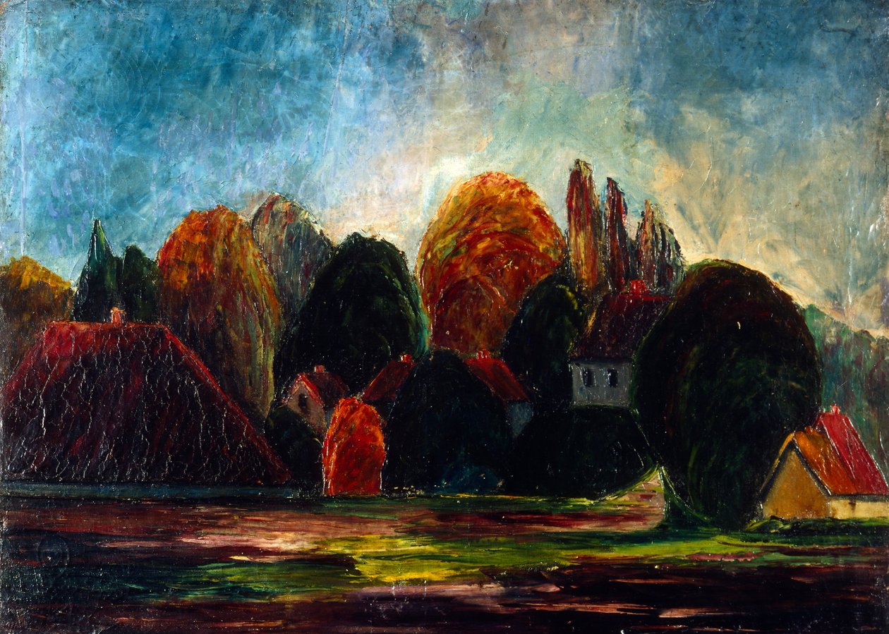 Norweski krajobraz autorstwa Edvard Munch