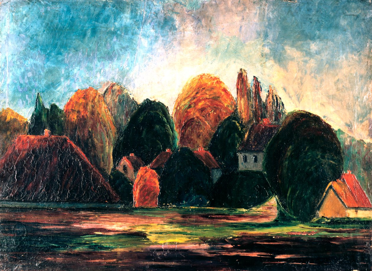 Pasaż Norweski, ok. 1900 autorstwa Edvard Munch