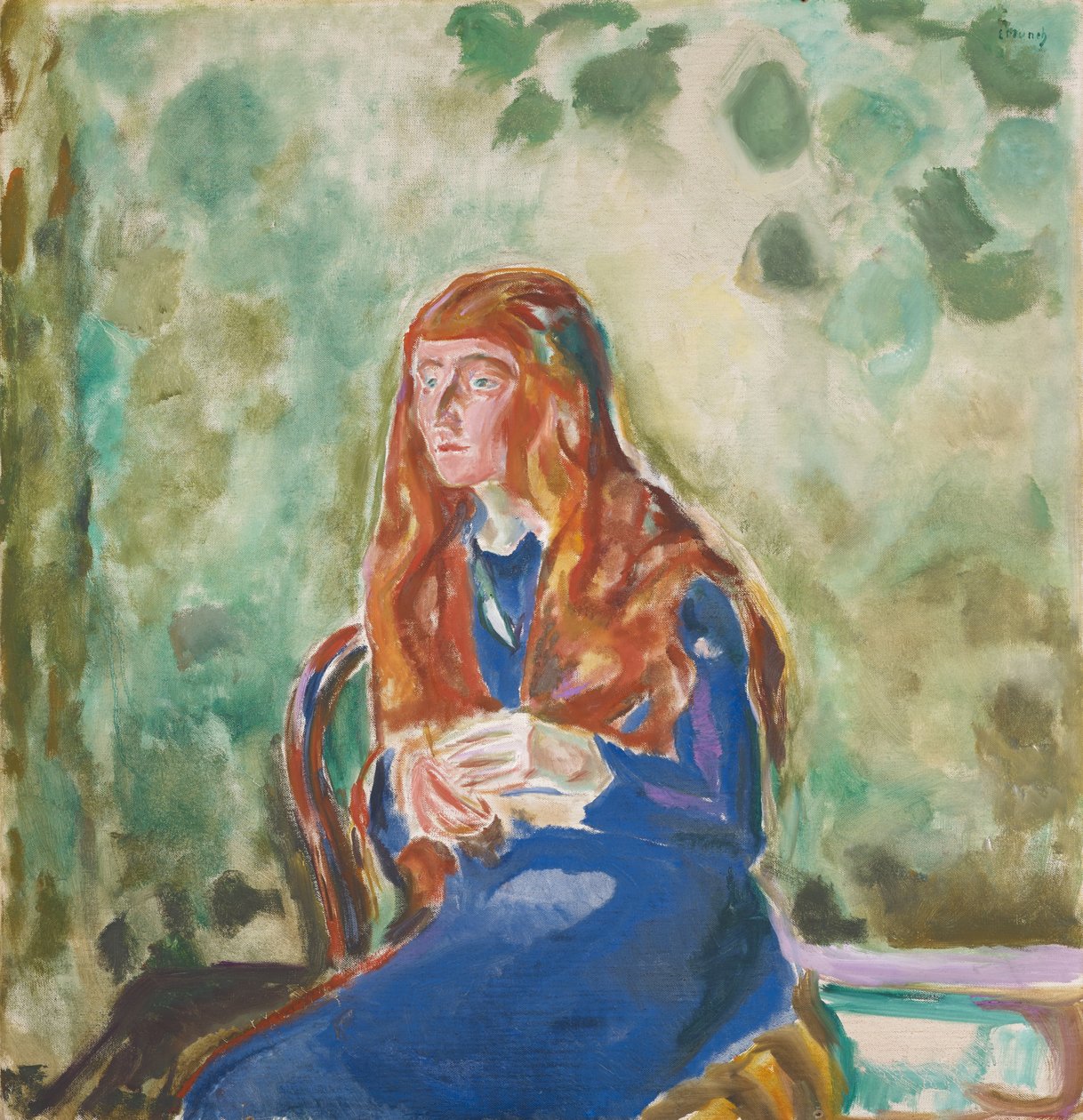 Portret Käte Perls, 1913 autorstwa Edvard Munch