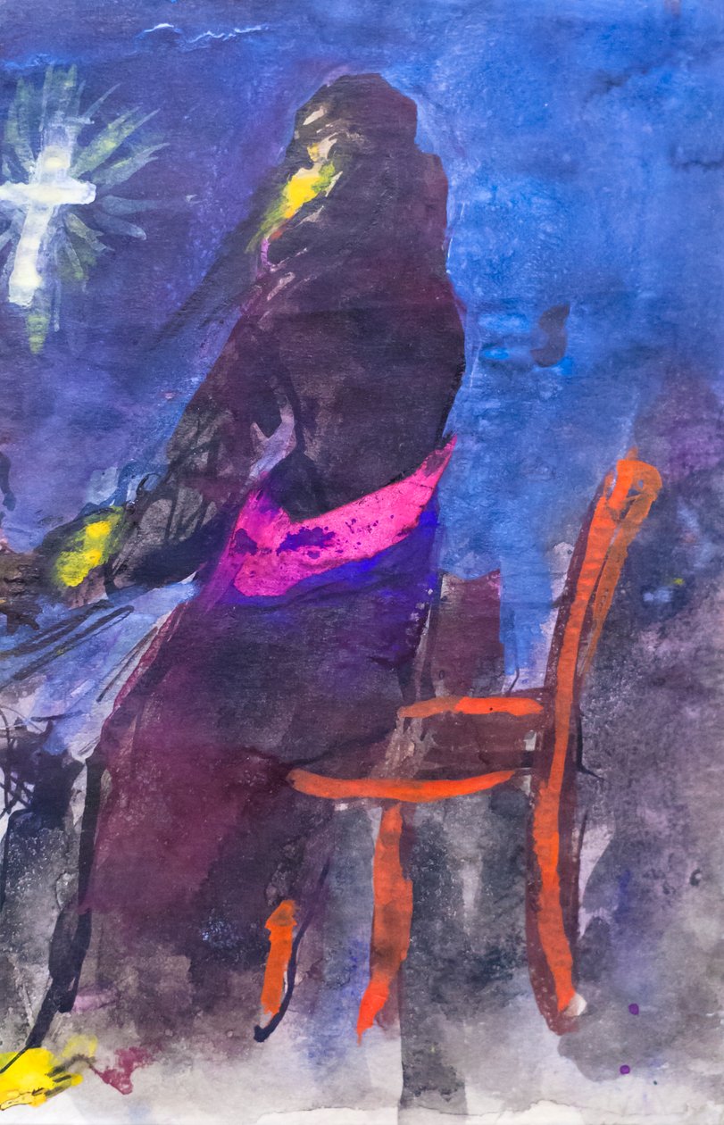 Modlący się Ojciec autorstwa Edvard Munch