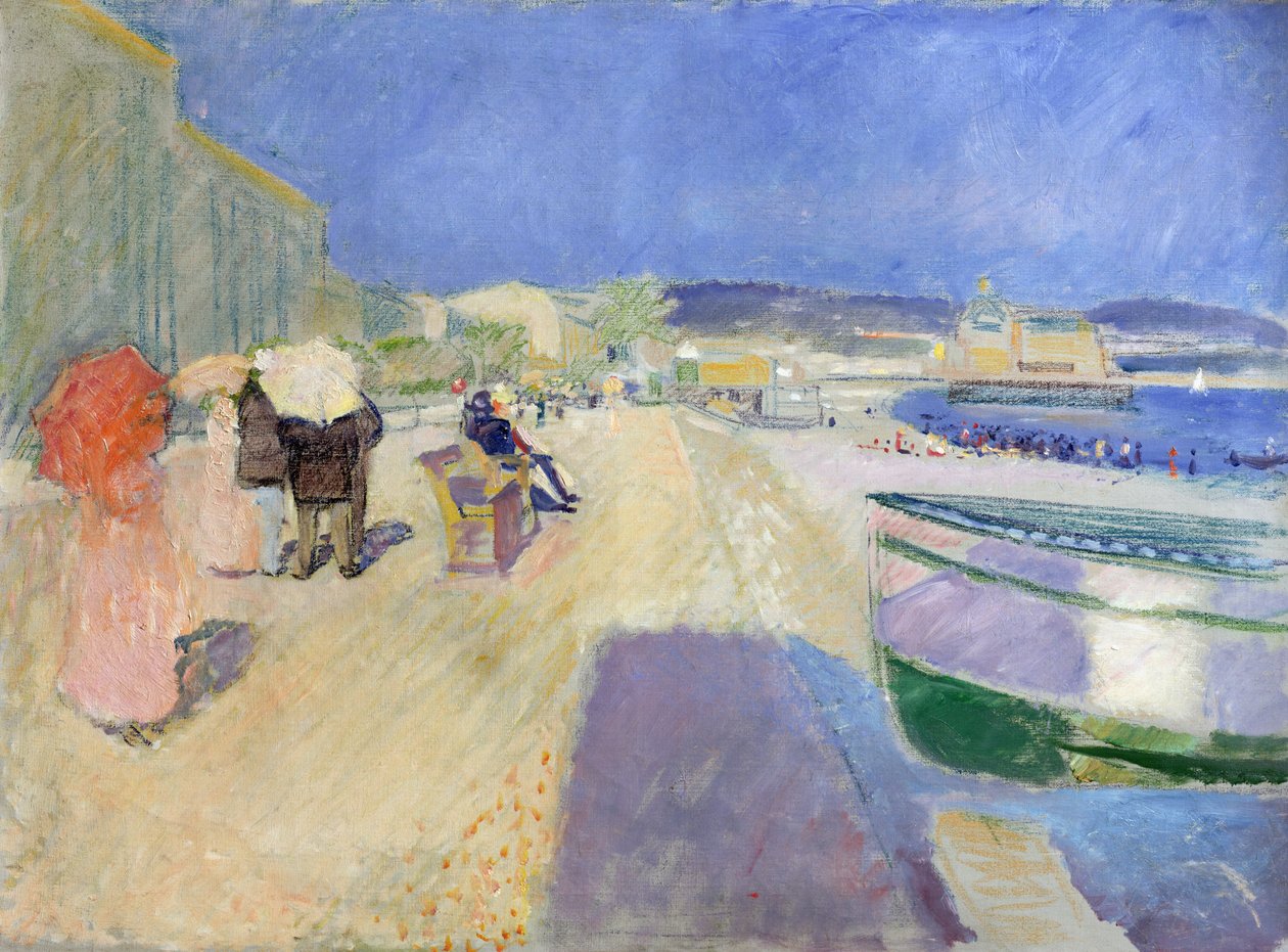 Promenada Anglików autorstwa Edvard Munch