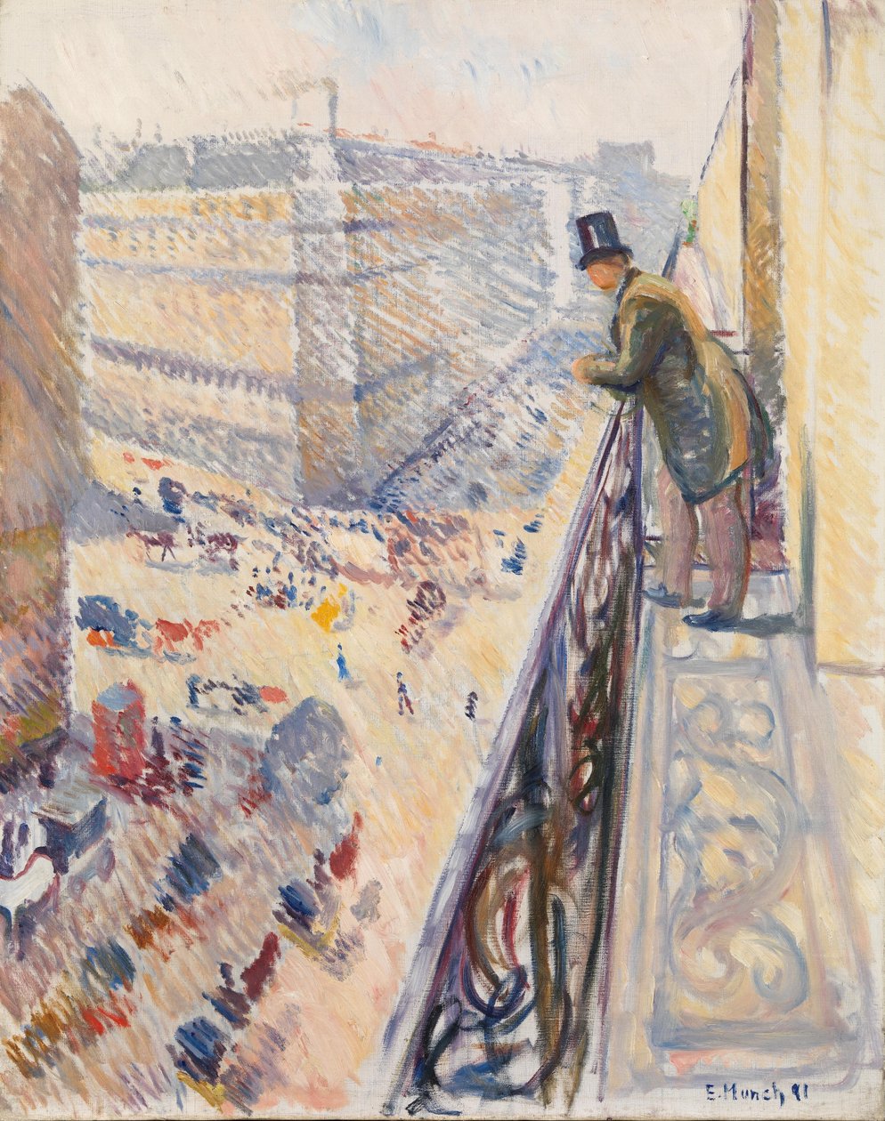 Rue Lafayette autorstwa Edvard Munch