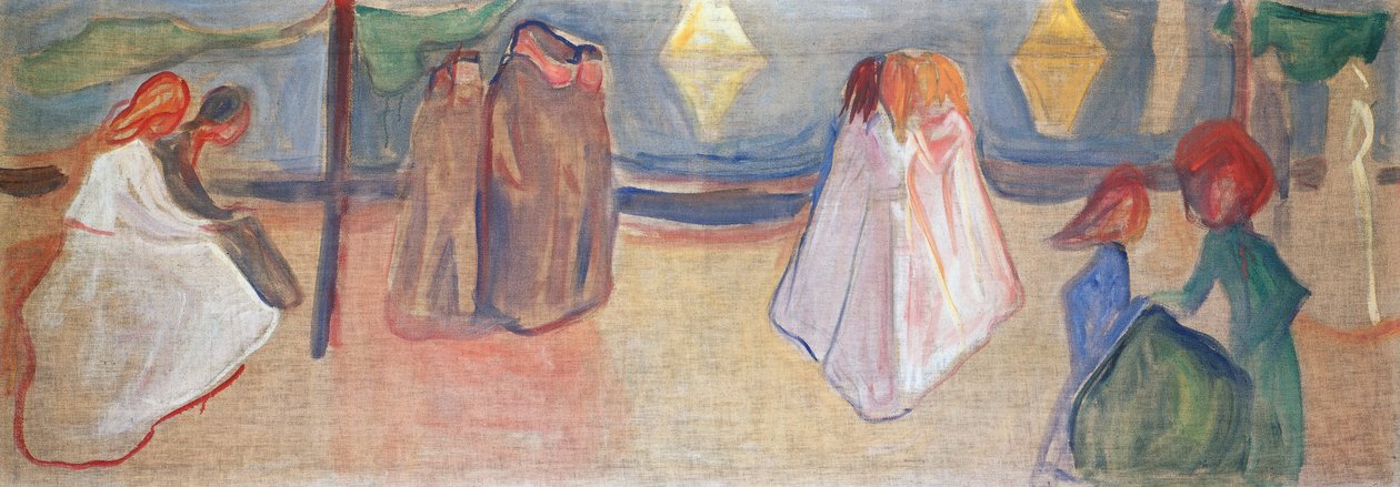 Letnia noc autorstwa Edvard Munch
