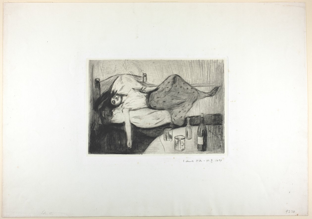 Dzień później autorstwa Edvard Munch