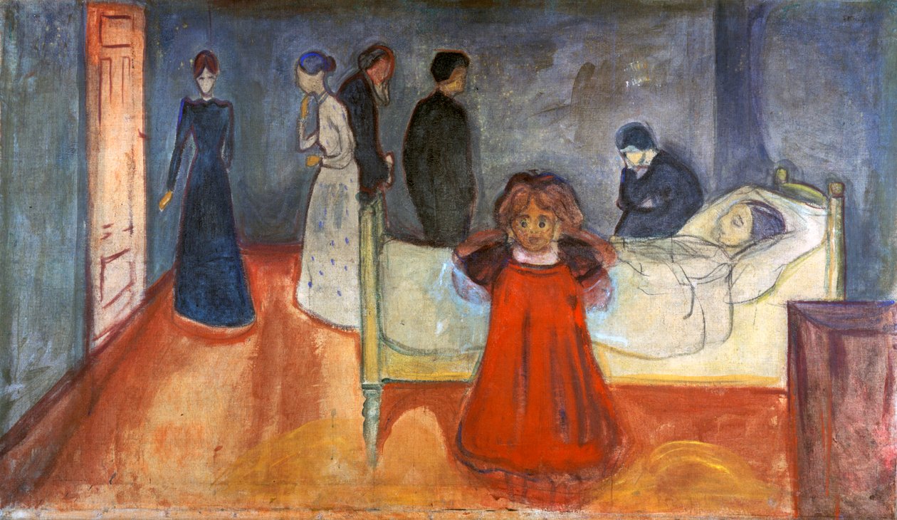 Zmarła Matka i Dziecko, 1897-1899 autorstwa Edvard Munch