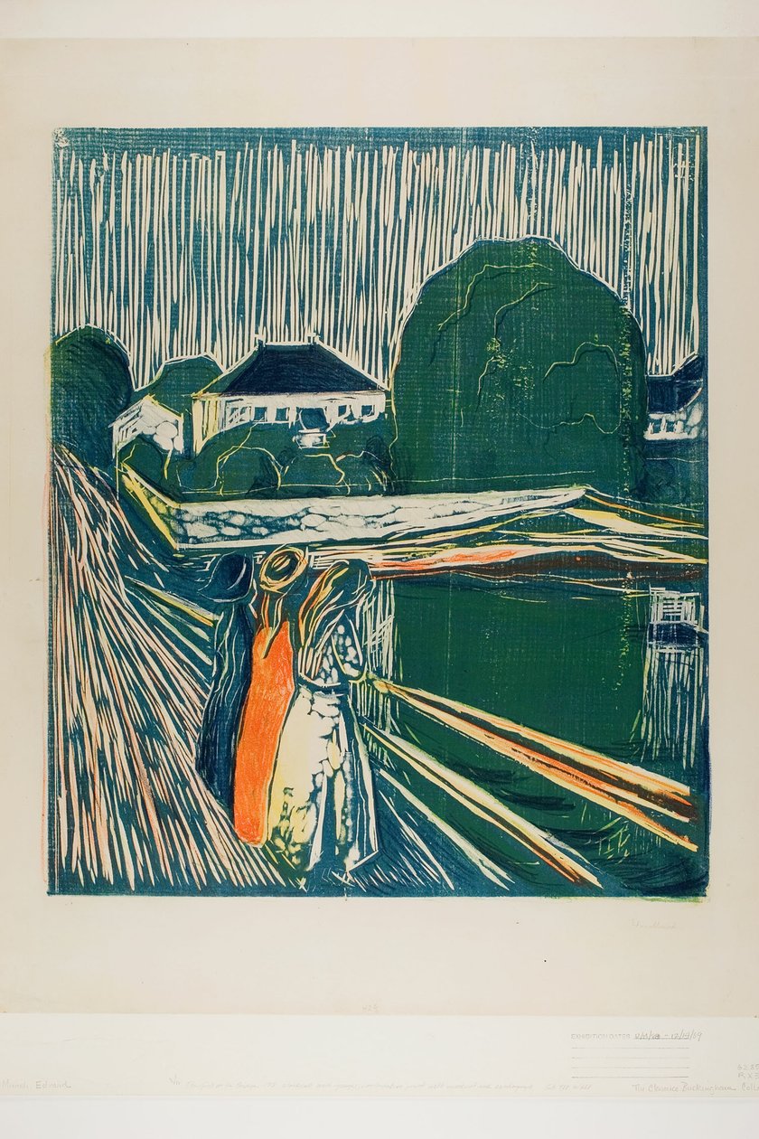 Dziewczyny na moście autorstwa Edvard Munch