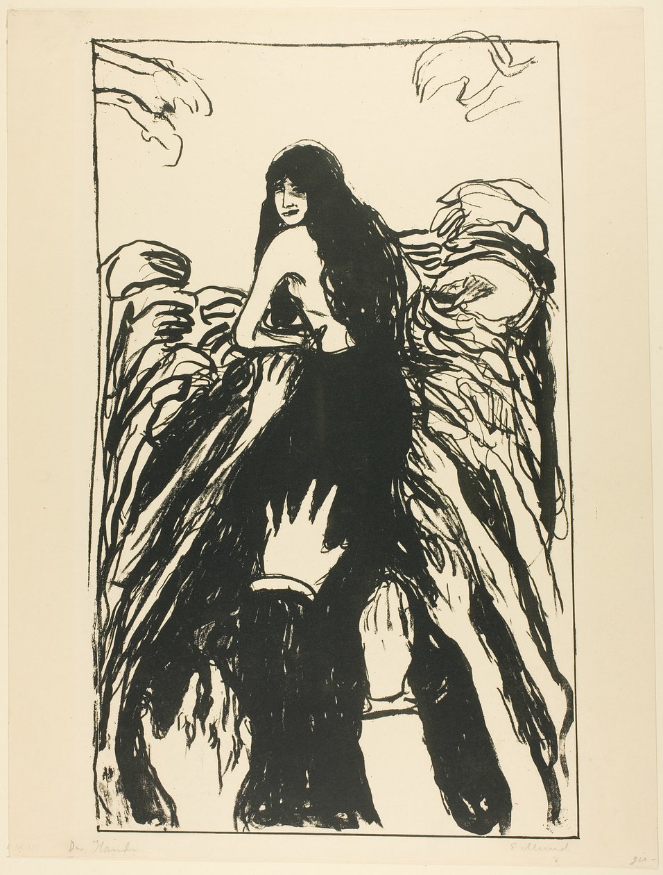 Ręce autorstwa Edvard Munch