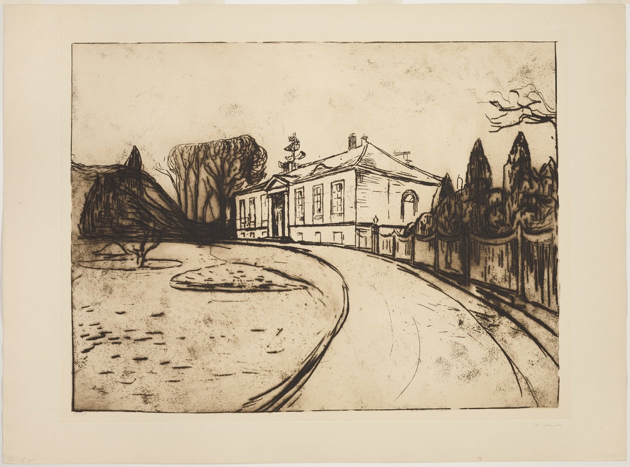 Dom autorstwa Edvard Munch