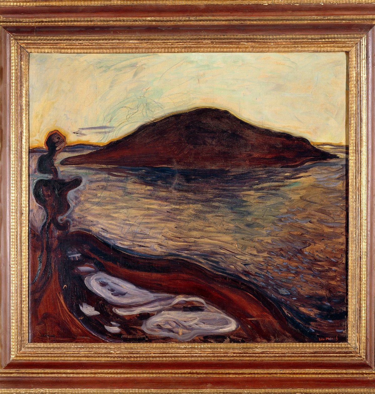 Wyspa (olej na płótnie) autorstwa Edvard Munch
