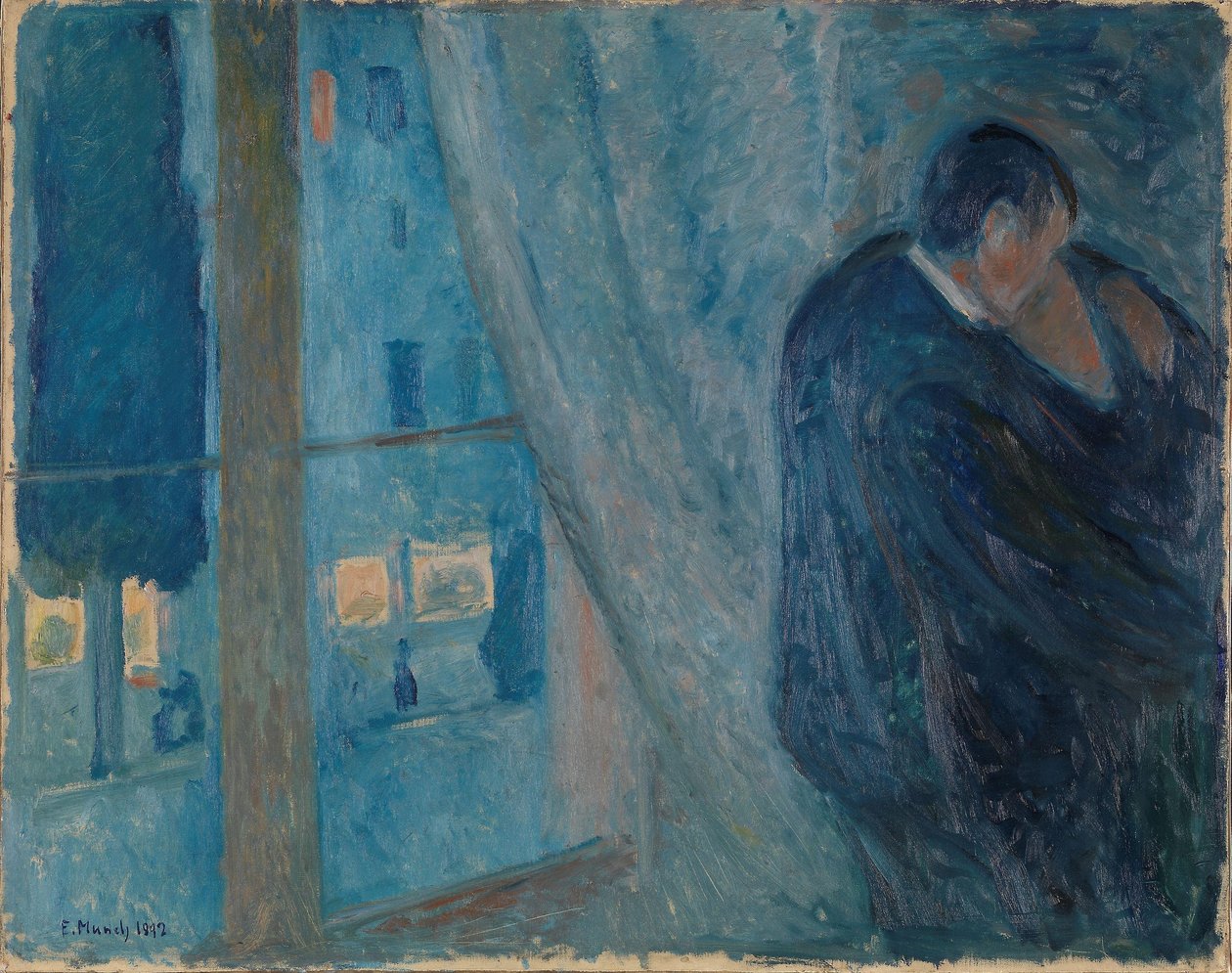 Pocałunek autorstwa Edvard Munch