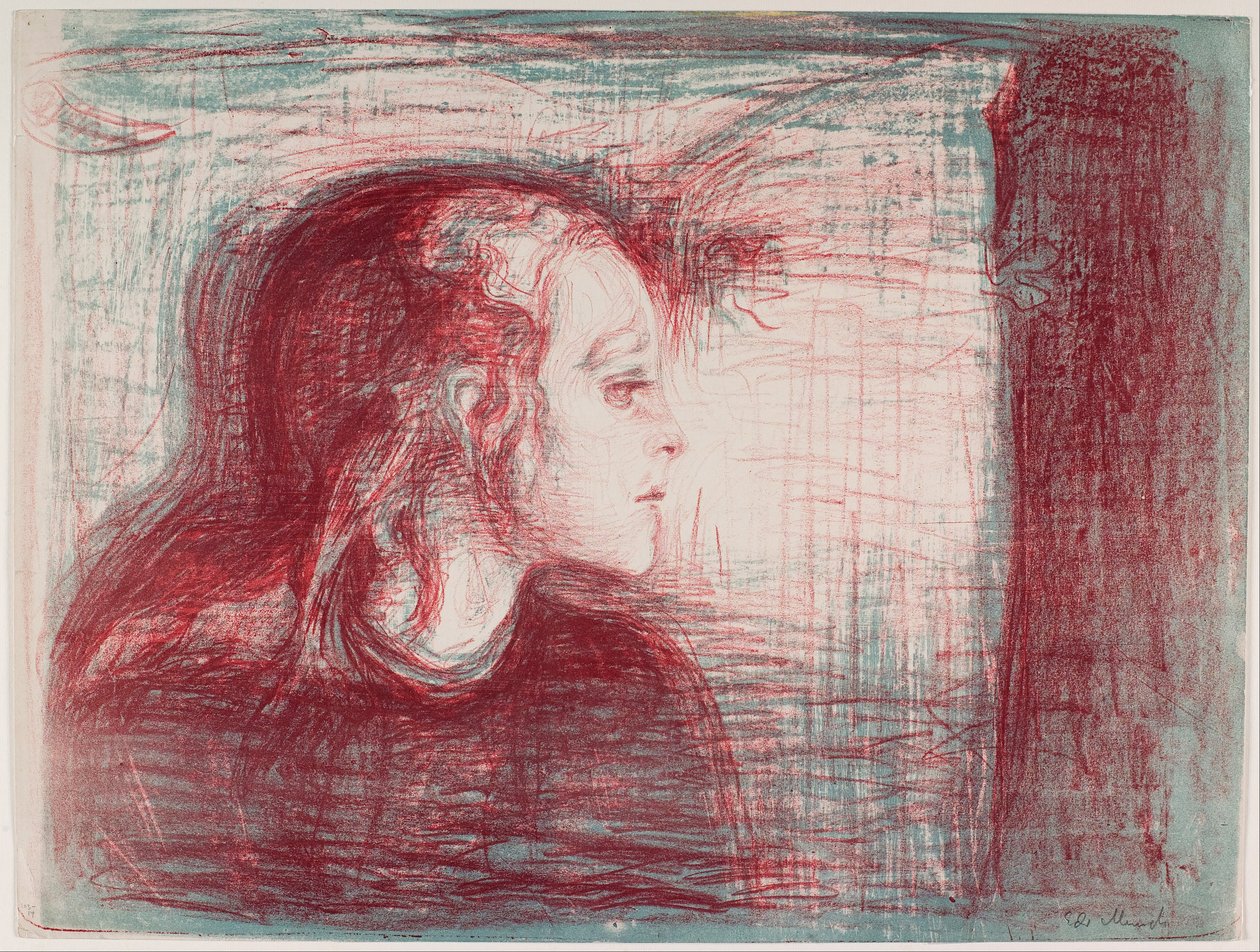 Chore dziecko I autorstwa Edvard Munch