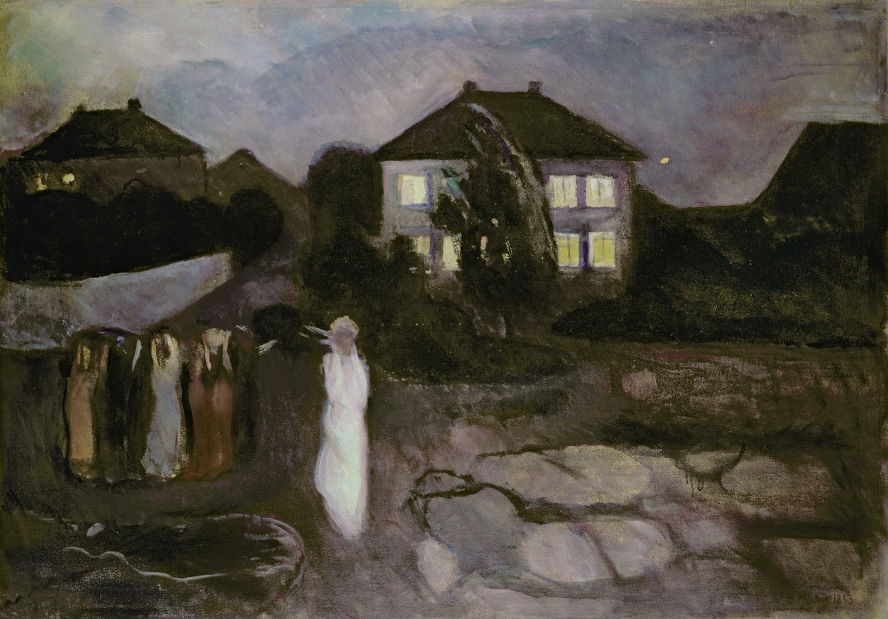 Burza, 1893 autorstwa Edvard Munch