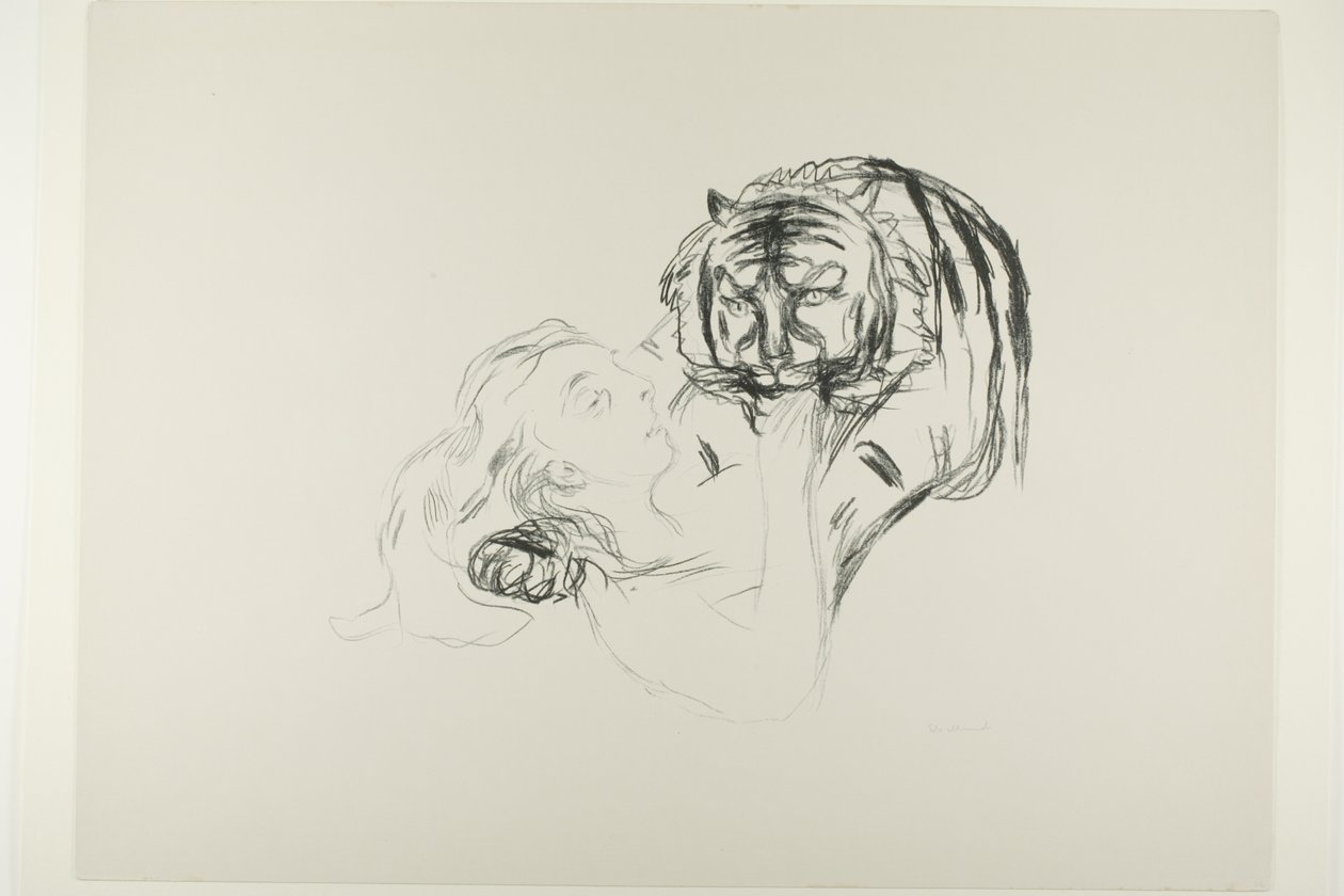 Tygrys autorstwa Edvard Munch